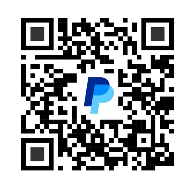 PayPal QR code — scan to tip